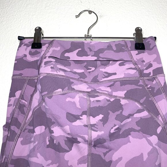 Lululemon Time To Sweat Crop Leggings 23" Icognito Camo Pink Taupe Multi - Picture 6 of 11